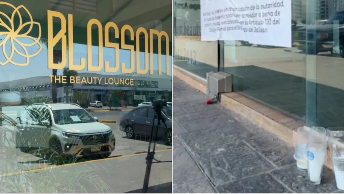 В Запопане сняли оцепление с салона, где убили блогершу Валерию Маркес, и начались ремонтные работы